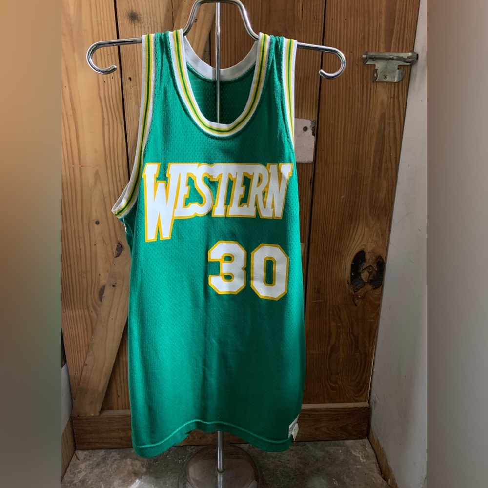 Vintage 1970’s Powers Manufacturing Co. Basketball Jersey c. 1979 Retro